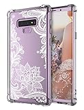 Case for Galaxy Note 9,Cutebe Shockproof Series Hard PC+ TPU Bumper Protective Case for Samsung Galaxy Note 9 Crystal