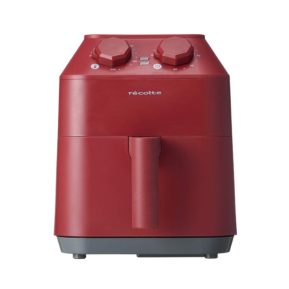 レコルト エアーオーブン ノンフライヤー エアフライヤー コンパクト 2.8 L 大容量 油なし調理 揚げ物の温め直し 唐揚げ フライドポテト パン 家庭用 RAO-1 recolte Air Oven 本体 レッド商品画像