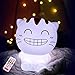 YoCoo, 3 Modes USB Rechargeable Children Night Light with Single Color, 9-Color Breathing and 9-Color flickering Modes, Tap Control Timer Lamp with IR Remote Controller for Kids Bedroom Gift