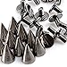 RUBYCA 100 Sets 10MM Black Gunmetal Color Bullet Cone Spike Stud Metal Screw Back DIY Leather-Craft