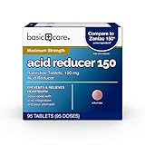 Basic Care Acid Reducer Ranitidine Tablets, 95 Count