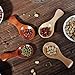 sansheng 10PCS Wooden Spoons Mini Condiments Sugar Seasoning Salt Honey Teaspoon,wooden candy spoon