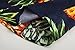JEETOO Men's Casual Pineapple Short Sleeve Button Down Hawaiian Aloha Shirt(M,Navy)
