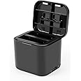 PULUZ Fast Charge Hub for Insta360 Ace/Ace Pro, Battery Charging Box & Memory Card Storage Case, Quick Portable 2 Channel Battery Charging Storage Station with Micro SD Card Storage Slots Accessories