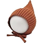 YPLOJOUO Infant Baby Knit Hats Pointed Bonnet Toddler Cute Ribbed Winter Warm Cover Ears Cap for Girls Boys