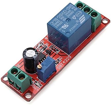 Delay Timer Switch Adjustable 0-10 sec with NE555 Electrical Inpute.