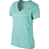 New Nike Women's Legend V-Neck Veneer Short-Sleeve Shirt