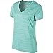 New Nike Women's Legend V-Neck Veneer Short-Sleeve Shirt