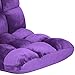 Best Choice Products 14-Position Folding Adjustable Memory Foam Cushioned Padded Gaming Floor Sofa Chair for Living Room, Bedroom - Purple