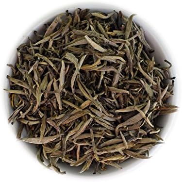 Jasmine Bai Hao Yin Zhen Silver Needle Loose Leaf White Tea Grown in Fuding, Fujian Province, China (25g)