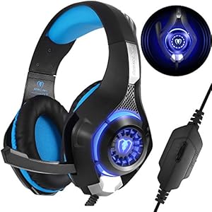 PS4ヘッドセット ゲーミングヘッドセット Beexcellent ゲーム用ヘッドホン PC Xbox One 高音質マイク LED付
