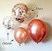 Rose Gold Happy Birthday Party Decorations | Banner Letter Balloons + 10pcs 18