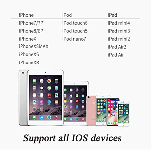 image for Hamdol for iPhone Adapter Headphone Adapter for iPhone Xs/Xs Max/XR/ 8