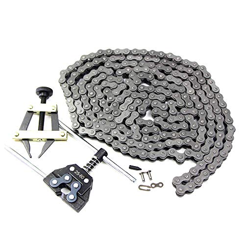 FDJ Go Kart Chain 40 Roller Chain 10 Feet with Connecting Link and
