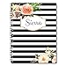 Classic Floral Personalized Notebook/Journal, Laminated Soft Cover, 120 pages of your selected paper, lay flat wire-o spiral. Size: 8.5” x 11”. Made in the USA
