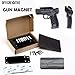 OffiCreative Gun Magnet Mount | Removable 2 in1 Neodymium Magnet Gun Holster with 2 Iron Plates, 2 Double-Sided Tapes & a Set of Screws as Free Bundle, Magnet for Gun at Vehicle, Home & Office