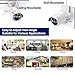 All in one with Monitor[Expandable] Wireless Security Camera System WiFi NVR Kit 8CH 1080P NVR 4pcs 960P Indoor Outdoor Bullet IP Camera IR Night Vision Waterproof Plug and Play with 2T Hard Drive