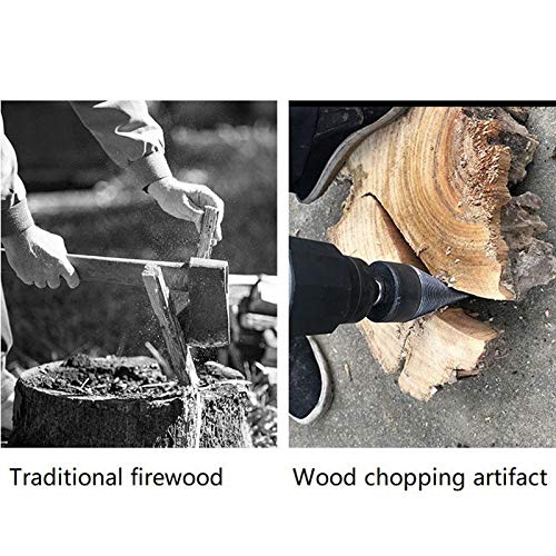 Dciustfhe 4 StüCk 42Mm Holzspalter Bohrer Abnehmbarer Holzspalter Bohrer Brennholz Kindling Splitter für Bohrmaschinen – Bild 7