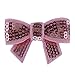 QingHan 20pcs Sequin Bow Clips Boutique Hair Bows For Girls