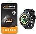 Supershieldz (2 Pack) Designed for Samsung Gear Sport Tempered Glass Screen Protector, (Full Screen Coverage), Anti Scratch, Bubble Free