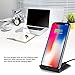 Pansonite QI Wireless Charger, Fast Wireless Charging Pad Stand for iPhone X/8/8 Plus,Nexus 4/5/6/7, Samsung S8/S8+/S7/S7 Edge/S6/S6 Edge+/Note 5 and Other Qi-Enabled Devices (Black)