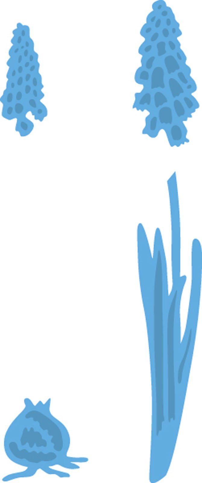 Marianne Design Creatables Tiny's Grape Hyacinths Die, Blue