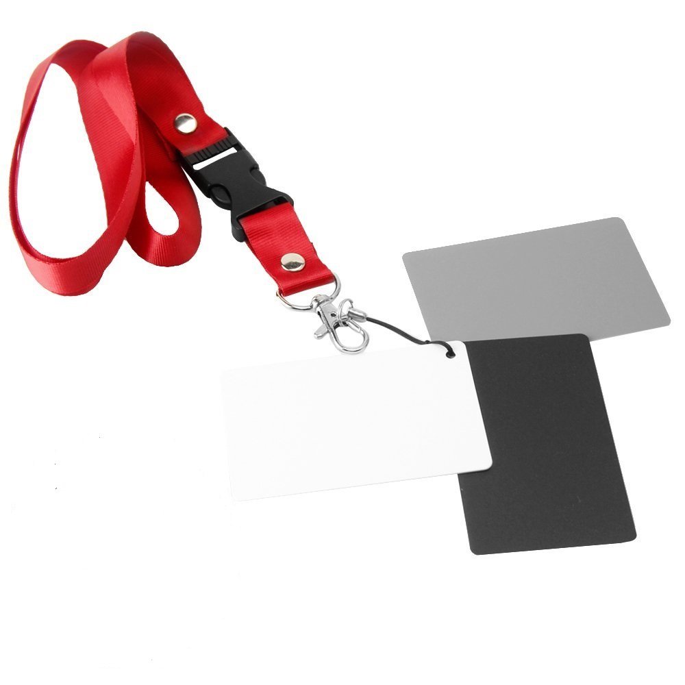 Gray Grey Premium Exposure Photography White Balance Card 18% Card Custom Calibration Camera Checker Cards for Video DSLR and Film.