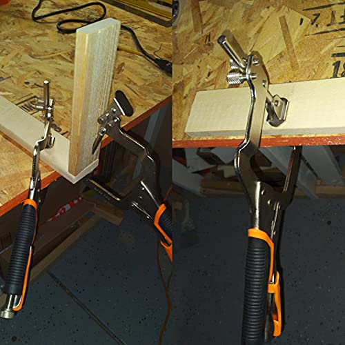 Pocket Hole Clamp 111/2 Inch (292mm) Right Angle Clamp Corner Clamp Tools, Pocket Hole Clamp C