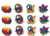 Fun Puzzle Balls - Bulk Party Favors - Party Games - Fidget Brain Teaser Puzzles 2.5