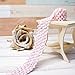 CT CRAFT LLC Elastic Crochet Headband Ribbon for Hair Bows, Hair Accessories for Girls, Waistband for Baby, Boy and Girl, Gift Wrapping, 1-1/4 inch (30mm) x 5 Yards x 2 Rolls, Precious Pink
