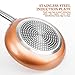 SHINEURI 3 Pieces Nonstick Copper Frying Copper Skillets Non-stick Pans Ceramic Fry Pans for Cooking - 8/9.5/11 inch