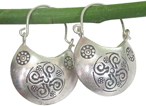 WOW" Karean Silver Earring unique handmade hill tribe