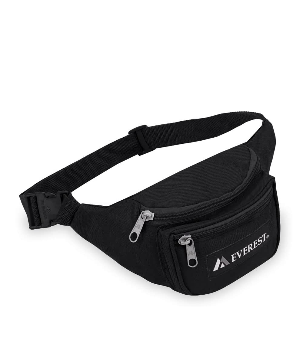 Everest Signature Waist Pack - Junior, Black, One Size, Signature Waist Pack - Junior
