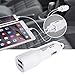 Car Charger, NOOT PRODUCTS® 3.1A / 15W 2-Port Rapid USB Car Charger with SmartQ Power Technology Made for iPhone, iPod, iPad, Samsung Galaxy, HTC, Google, Nokia, Motorola, Nexus and More