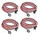 4 pcs/pack 2M 6.56ft 3 Pin JST SM Male Female Plug LED Connector Cable For WS2812B WS2811 SK6812 Symphony LED lights with connectors，SM3P buckle free welding plug light controller wire