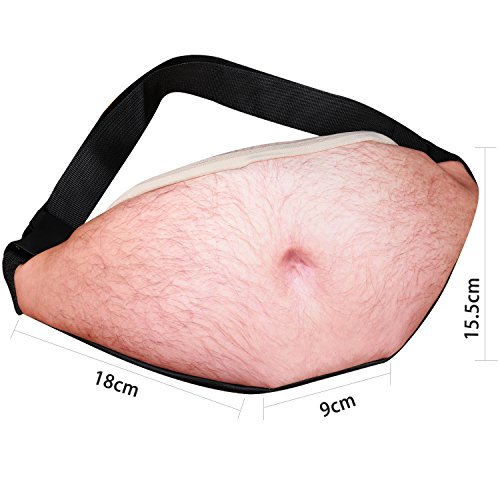 Funny Beer Belly Fanny Pack Gag Gift Bag For Men