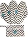 Morxy Reusable Panty Liners, Sanitary Pads, Menstrual Pads For Women. Washable Cotton Bamboo Cloth Pads, Incontinence Pads For Regular and Heavy Flow - 3 Pack Set ( Large Overnight- Long) With Wet Bag