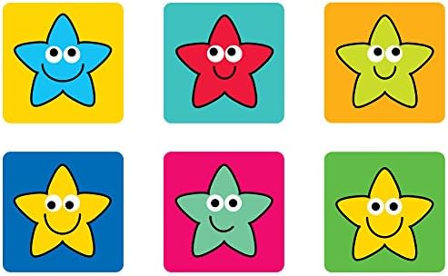 The Sticker Factory 12 mm Square Mini Reward Sticker (Pack of 585)
