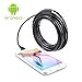 USB Endoscope, Ehome 5M Android Endoscope Camera, OTG Micro USB Borescope Inspection Camera, Waterproof Snake Camera with 6LED and USB Adapter for Android Device with OTG Function