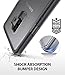 Ringke Fusion Compatible with Galaxy S9 Plus Case Ergonomic Transparent (Drop Defense) PC Back Drop Protection Shock Absorption Cover for Galaxy S 9 Plus (2018) - Smoke Black