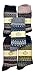 LuluVin 5 Pairs of Women's Casual Crew Socks (Multicolored)