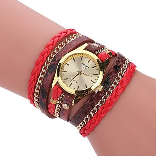 Blasting Watch Female Money Wrapped Bracelet Watches Woven Serpentine