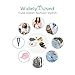 Winzik Novelty Brooch Pin Set 4pcs Cute Cartoon Cat Kitten Pattern Enamel-liked Lapel Pins Set Badges Ornaments for Women Girls Clothes Bags Backpacks Decor