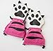 Veyo Mittyz - Pink Tiger Paw Waterproof and Warm Easy On Winter Kids Mittens