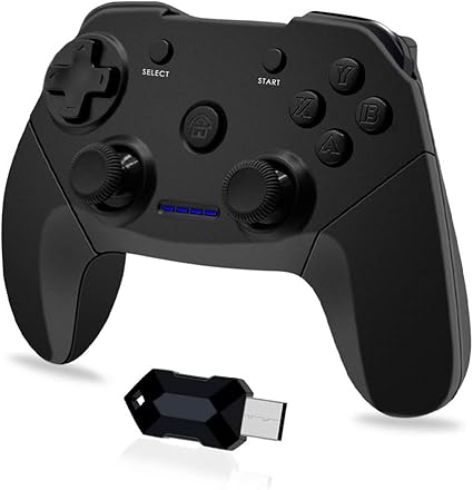 Clevo Manette Pc 2 4g Manette Ps3 Sans Fil Manette Pour Pc Connectee Usb Manette Controleur De Jeu Avec Double Vibration Pour Pc Windows Ps3 Android Via Otg Amazon Fr High Tech