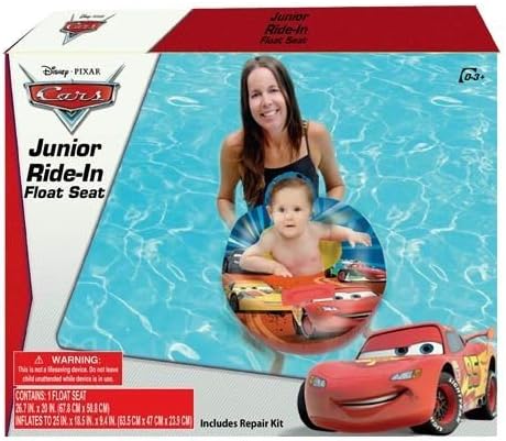 Disney Pixar Cars Inflatable Ride-On Floating Pool Seat
