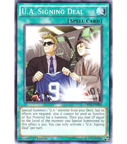 YuGiOh! - U.A. Perfect Ace DUEA-EN088 Rare Unlimited Edition Near Mint