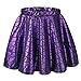 TFJH E Kids Baby Girls Mermaid Fish Scale Printed Stretchy Leggings Pants, Purple Skirt, 2-4Years(Tag.No.S)