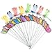 AUSTOR 26 Pcs Dragonfly Butterfly Stakes Garden Ornaments & Patio Decor Party Supplies Butterfly Decorations for Outdoor Garden Yard