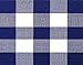 Cotton Clinic Set of 12 Cloth Napkins Gingham Check 100% Cotton 20x20 inches - Soft Durable Washable - Ideal for Events Wedding Christmas Easter - Perfect Everyday Use Table Dinner Napkins Navy Blue
